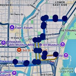 The Hop Streetcar - Map
