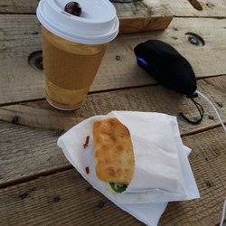 Java Rock - I asked if she has anything vege n she made us a caprese sandwich grilled. What a way to go.