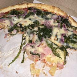 Pizza Box - Sandwich ham and 1 pound of spinach with stems