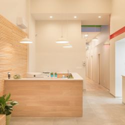 Leaf Medical - Check-in desk.   We offer a seamless experience with no wait time.