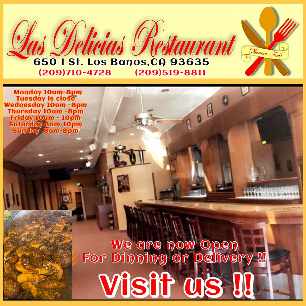 LAS DELICIAS RESTAURANT 650 I St, LOS BANOS, California Seafood
