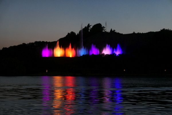 Grand Haven Musical Fountain by null