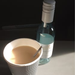 Virgin Australia - Complimentary tea. The wine was Richlands Pinot Grigio. It came with cheese and crackers for 10.