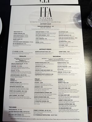 Menu photo 7 ITA Kitchen - Patchogue Patchogue, NY