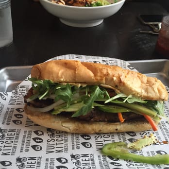 Vui's Kitchen - Pork Banh Mi- must try!! Delicious! - Vegan Near Me - Nashville, Tennessee