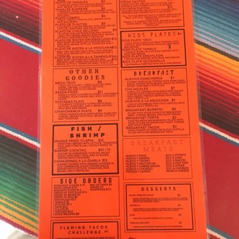 El Rey - Current menu - Mexican Near Me - Norfolk, Virginia
