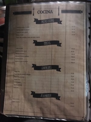 Menu photo 3 La Escondida Buenos Aires, C