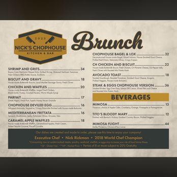 NICK’S CHOPHOUSE KITCHEN AND BAR - Updated March 2026 - 256 N Foster St ...