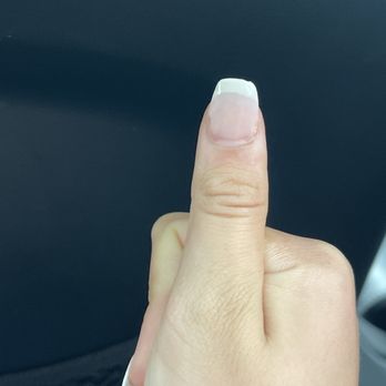Sky Nails & Spa - This was my other nail I wanted her to match. - Nail Salons Near Me - Franklin Township, New Jersey