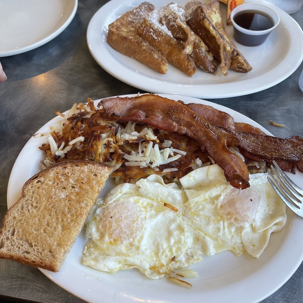 Parkside Restaurant and Lounge - Another traditional w/ bacon eggs over medium, hash browns with wheat toast - Bars Near Me - Garibaldi, Oregon Parkside Restaurant and Lounge - Another traditional w/ bacon eggs over medium, hash browns with wheat toast - Bars Near Me - Garibaldi, Oregon