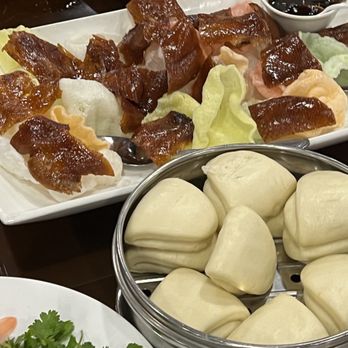 Emerald Chinese Cuisine - Duck and steamed pork bun. - Dim Sum Near Me - San Diego, California Emerald Chinese Cuisine - Duck and steamed pork bun. - Dim Sum Near Me - San Diego, California