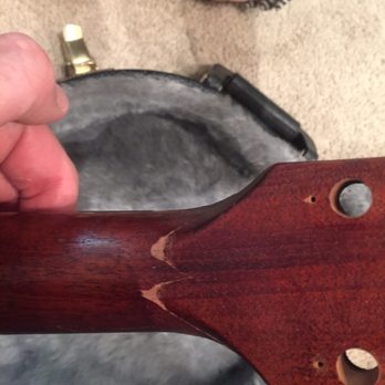 The Guitar Doctor - Broken SG headstock - Musical Instruments & Teachers Near Me - Costa Mesa, California