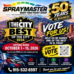 Spraymaster Body & Paint Shop - Vote for Spraymaster Body & Paint Shop!