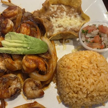 San Marcos Mexican Restaurant - Smithfield - Shrimp were medium but firm and perfectly cooked. KILLER sauce! - Mexican Near Me - Smithfield, North Carolina San Marcos Mexican Restaurant - Smithfield - Shrimp were medium but firm and perfectly cooked. KILLER sauce! - Mexican Near Me - Smithfield, North Carolina