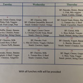 Second Sweet Home Daycare - Menu - Child Care & Day Care Near Me - San Jose, California Second Sweet Home Daycare - Menu - Child Care & Day Care Near Me - San Jose, California