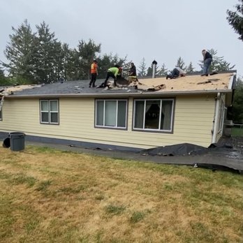 T&G Roofing - Tear off of rotten OSB. Couldn't be more pleased with the quality of work and materials provided by T&G Roofing. Ocean Park Wa. - Roofing Near Me