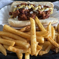 Stewart's Root Beer - Vegan Coney Island Dog