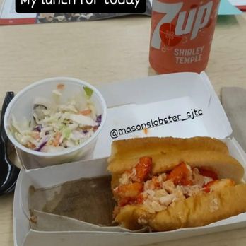 Mason's Famous Lobster Rolls - Connecticut roll with cole slaw - Seafood Near Me - Jacksonville, Florida Mason's Famous Lobster Rolls - Connecticut roll with cole slaw - Seafood Near Me - Jacksonville, Florida