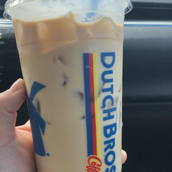 Dutch Bros Coffee - Regular Iced Coffee Medium So good, oh my goodness - Juice Bars & Smoothies Near Me - Merced, California Dutch Bros Coffee - Regular Iced Coffee Medium So good, oh my goodness - Juice Bars & Smoothies Near Me - Merced, California