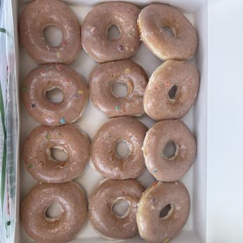 Krispy Kreme - Fruity Pebbles Milk Glaze Donuts - Donuts Near Me - Long Beach, California Krispy Kreme - Fruity Pebbles Milk Glaze Donuts - Donuts Near Me - Long Beach, California