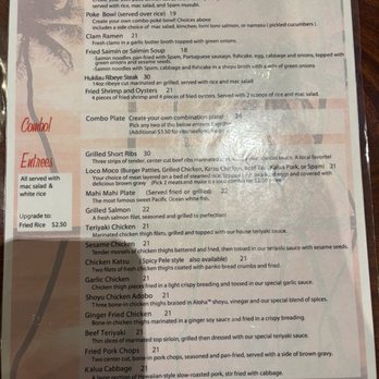 Hukilau - Menu - Hawaiian Near Me - San Jose, California Hukilau - Menu - Hawaiian Near Me - San Jose, California
