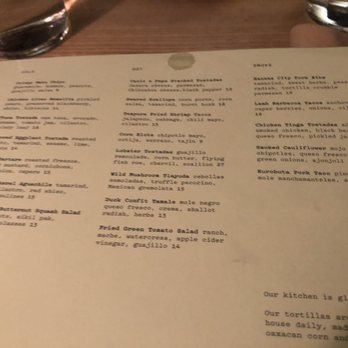 Colita - Menu - New American Near Me - Minneapolis, Minnesota