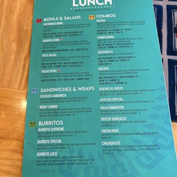 Aztecas Restaurant & Cantina - Lunch menu 5/22/25 - Mexican Near Me - Biloxi, Mississippi