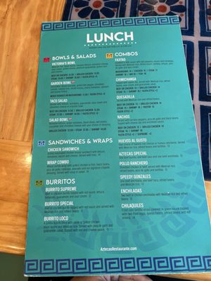 Menu photo 3 Aztecas Restaurant & Cantina Biloxi, MS
