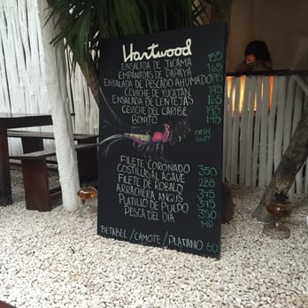 Hartwood - Menu - Mexican Near Me - Tulum, ROO