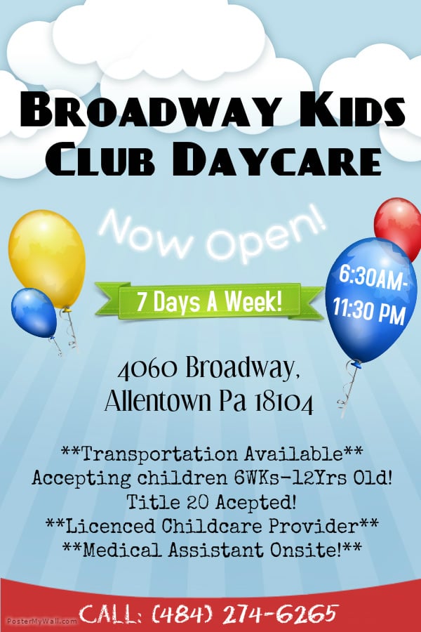 Broadway Kids Club - childcare center in Allentown, PA