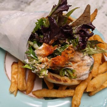 Santorini Greek Grill - Absolutely fantastic Gyro Fries are decent also - Greek Near Me - McKinney, Texas