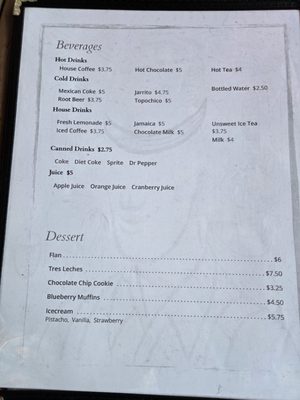 Menu photo 2 Palacio Cafe Santa Fe, NM