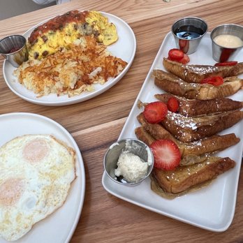 The Breeze Cafe - tres leches french toast, maserati omelette, iced ube, iced matcha latte - Breakfast & Brunch Near Me - Newark, California The Breeze Cafe - tres leches french toast, maserati omelette, iced ube, iced matcha latte - Breakfast & Brunch Near Me - Newark, California
