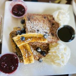 Morning Rose Cafe - Banana Blueberry French Toast