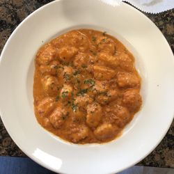 Milano Pizza - The Gnocchi with Pink Sauce. My wife loves it.