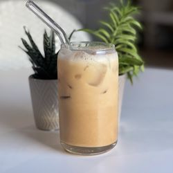 Meme’s Coffee Shop - Lavender honey latte