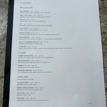 Ruscello at Nordstrom - Drinks - Mediterranean Near Me - Honolulu, Hawaii