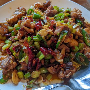 Tasty Szechuan - Spicy Chicken Gristle - Chinese Near Me - Bellevue, Washington Tasty Szechuan - Spicy Chicken Gristle - Chinese Near Me - Bellevue, Washington