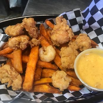 Calliope's - really good popcorn shirmp and sweet potato fries 3 - Cajun/Creole Near Me - Houston, Texas