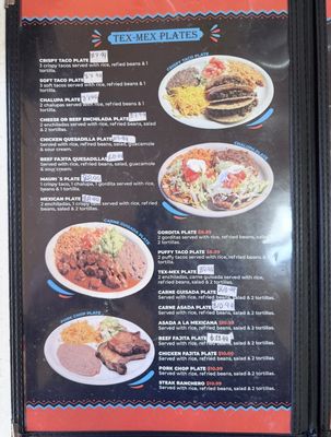 Menu photo 3 Mauri's Mexican Restaurant Floresville, TX