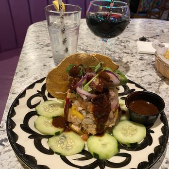 Kalaveras - Ceviche- that salsa negra was a lot like mole with dynamite heat! - Mexican Near Me - San Bernardino, California Kalaveras - Ceviche- that salsa negra was a lot like mole with dynamite heat! - Mexican Near Me - San Bernardino, California