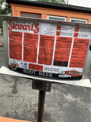 Menu photo 2 Stewart's Root Beer Drive-In Marion, OH