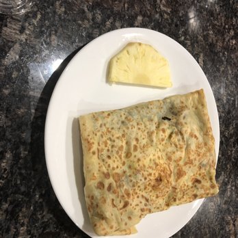 Bonjour Montclair Cafe - Crepe size on a standard dinner plate. - Creperies Near Me - Montclair, New Jersey