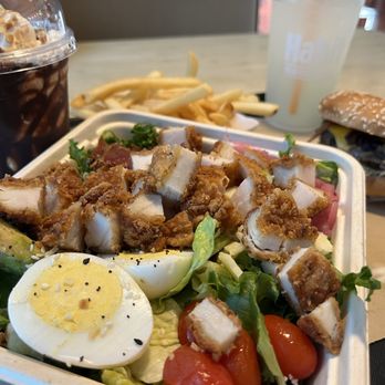 Habit Burger & Grill - The hair was mixed in with this salad - Burgers Near Me - Sacramento, California Habit Burger & Grill - The hair was mixed in with this salad - Burgers Near Me - Sacramento, California