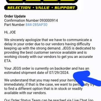 JEGS High Performance - Auto Parts & Supplies Near Me - Delaware, Ohio