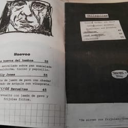 La Trompada - Una sección del menú