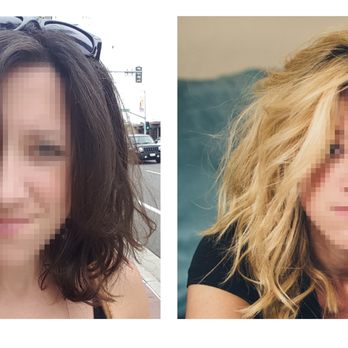 tHAIRapy With Amber Sue - Dark brown to Blonde flawlessly. My roots with my blonde are not usually that grown out (my doing, not Amber's) - Hair Stylists Near Me - Carlsbad, California tHAIRapy With Amber Sue - Dark brown to Blonde flawlessly. My roots with my blonde are not usually that grown out (my doing, not Amber's) - Hair Stylists Near Me - Carlsbad, California
