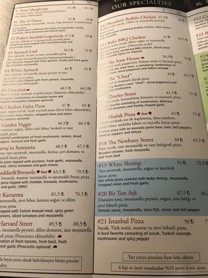 Menu photo 1 The Upper Crust Pizzeria Istanbul, 34