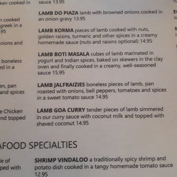 Taste Of India - Menu - Indian Near Me - Spokane, Washington