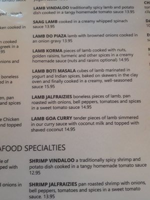 Menu photo 4 Taste Of India Spokane, WA
